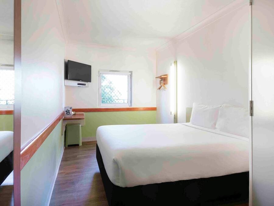 1 bedroom, desk, laptop workspace, iron/ironing board