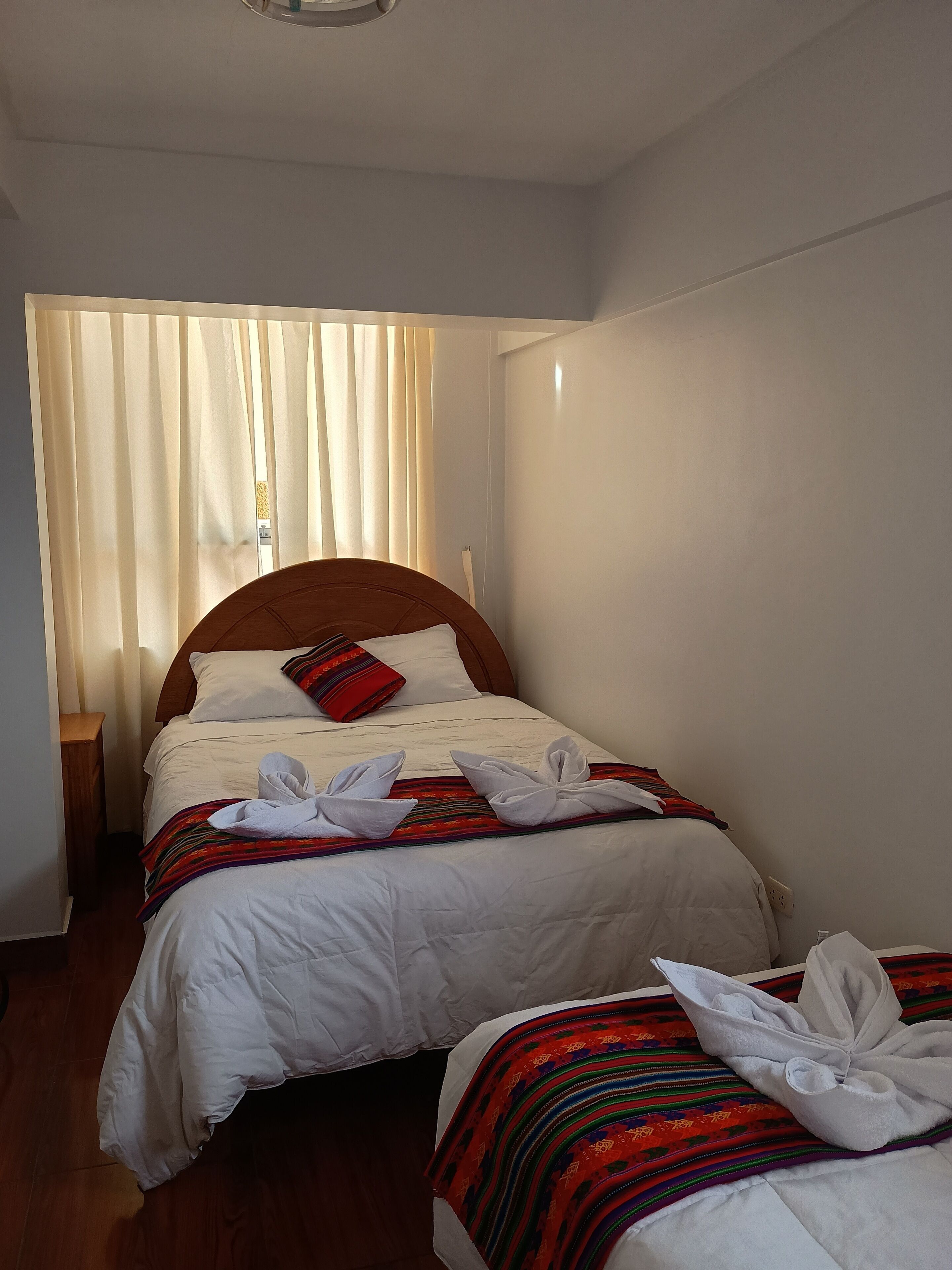 Free WiFi, bed sheets