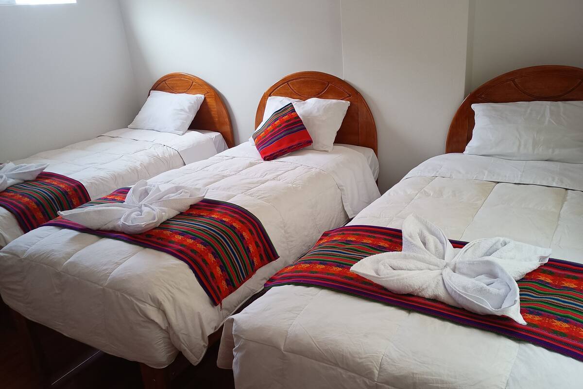 Free WiFi, bed sheets