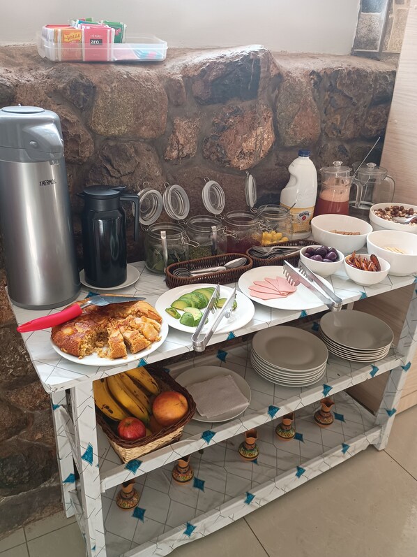 Petit déjeuner continental compris tous les jours