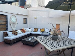 Outdoor dining - House in historic building with private terrace  (Ciudad de México)