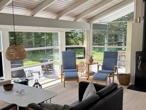 TV, fireplace - "Ingwin" -  from the sea by Interhome (Hals)
