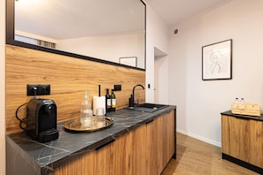 Private kitchenette - Nowoczesny Design w Sercu Starego Miasta Estrella 1 (Torun)