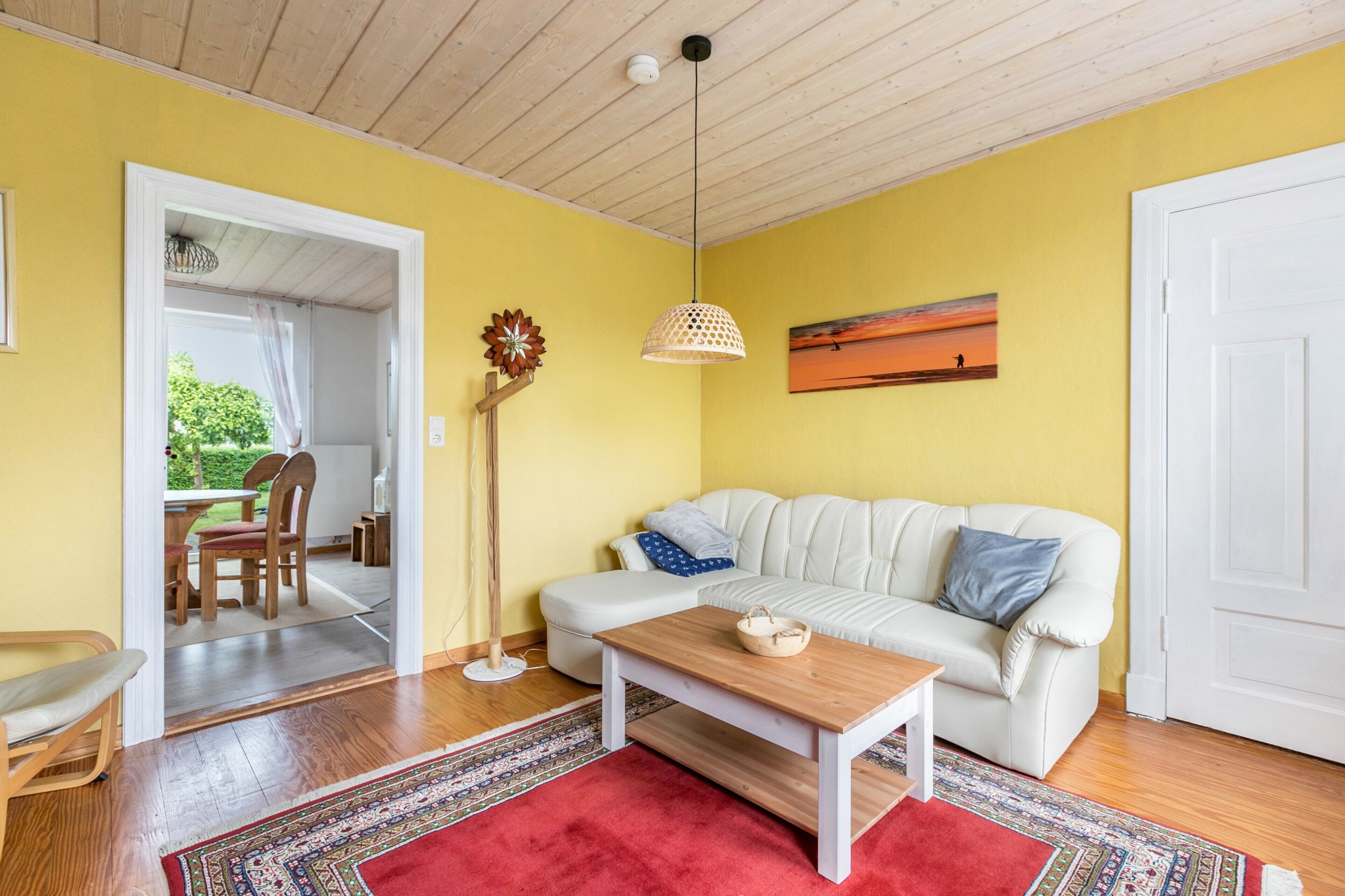 Fernseher, Kamin, DVD-Player, Stereoanlage