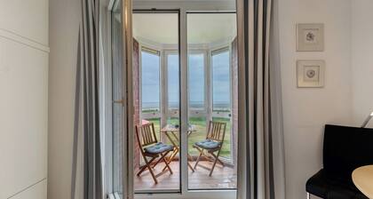 Studio « Avec superbe vue sur la mer sur l'ßle » avec vue sur la mer, jardin privé et Wi-Fi