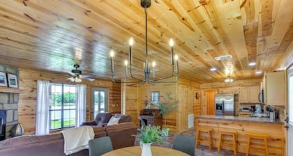 Cabin on Lake Raymond Gary w/ Dock, Grill & Views!