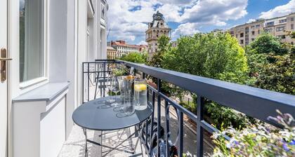 Apartment in Clouds Letná Luxury Balcony