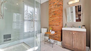 Shower, hair dryer