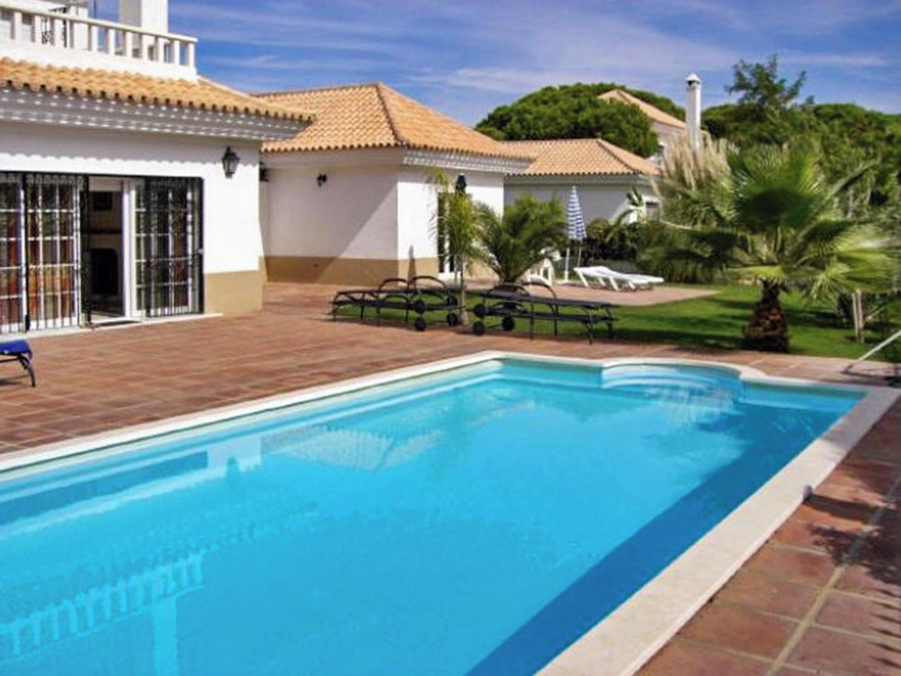 Vue sur piscine