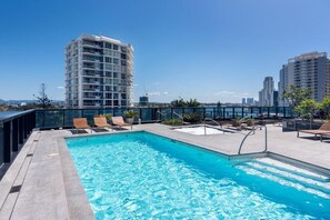 Indoor pool, a heated pool