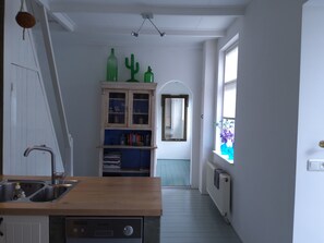 Private kitchen - The Damlanderhofje Cottage (Bergen)
