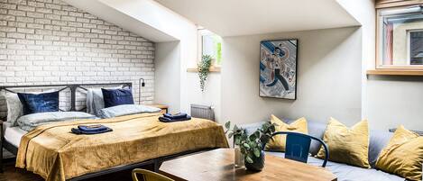 Strykejern/-brett, wi-fi (inkludert) og sengetøy