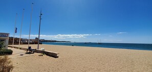 On the beach