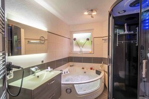 Shower, hair dryer