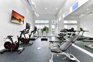 Fitness facility - Comfy Condo Retreat near Disney with Resort & Waterpark Access - B45-137 (Kissimmee)
