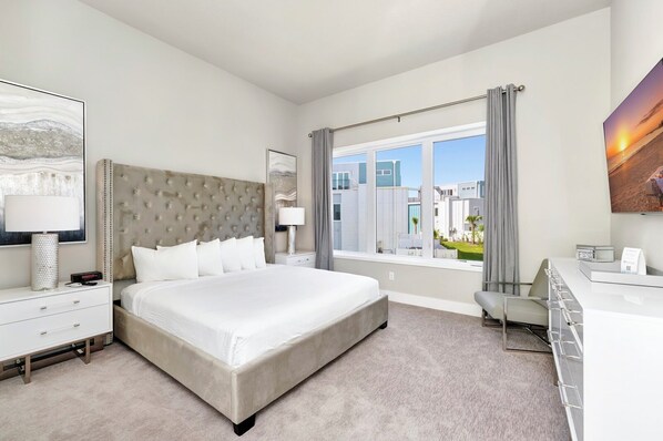 5 bedrooms, in-room safe, iron/ironing board, travel crib