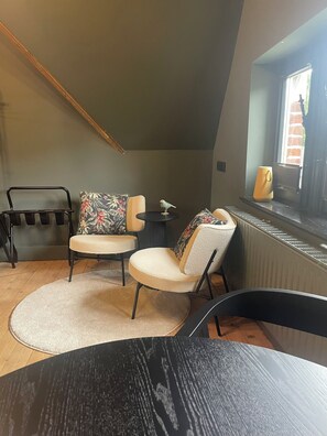 Studio, vue jardin | Literie de qualité supérieure, décoration personnalisée