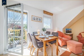 TV, DVD player, books, stereo - Ferienwohnung Strandliebe in Koserow - Romantik und Meer für Zwei (Koserow)