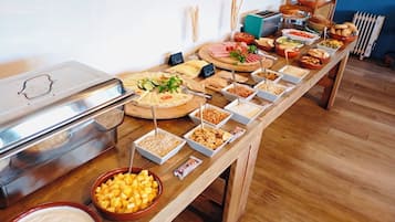 Daily buffet breakfast (EUR 15 per person)