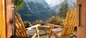Atemberaubende Eigerblick, traditionelle Chalet