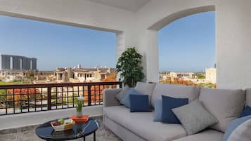 Presidential Apartment, 4 Bedrooms, Balcony, Partial Sea View | Balcony view