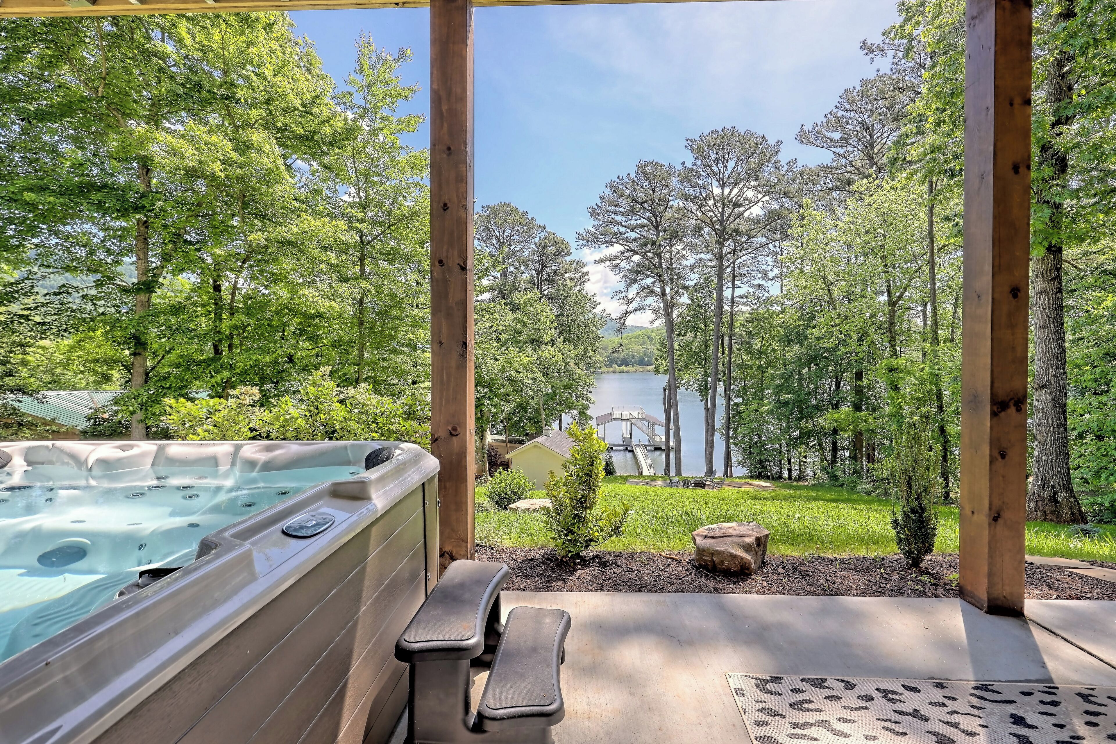 Idromassaggio all'aperto