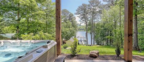 Idromassaggio all'aperto