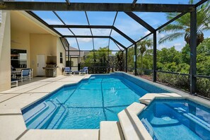 A heated pool - Windsor Palms Resort: Private Pool & Game Room (Kissimmee)