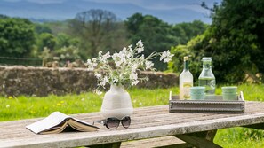 Property grounds - Ty Poeth -  a dog that sleeps 8 guests  in 4 bedrooms (Brynsiencyn)