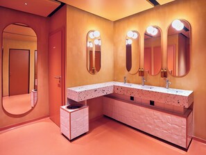 Shower, free toiletries, hair dryer, bathrobes