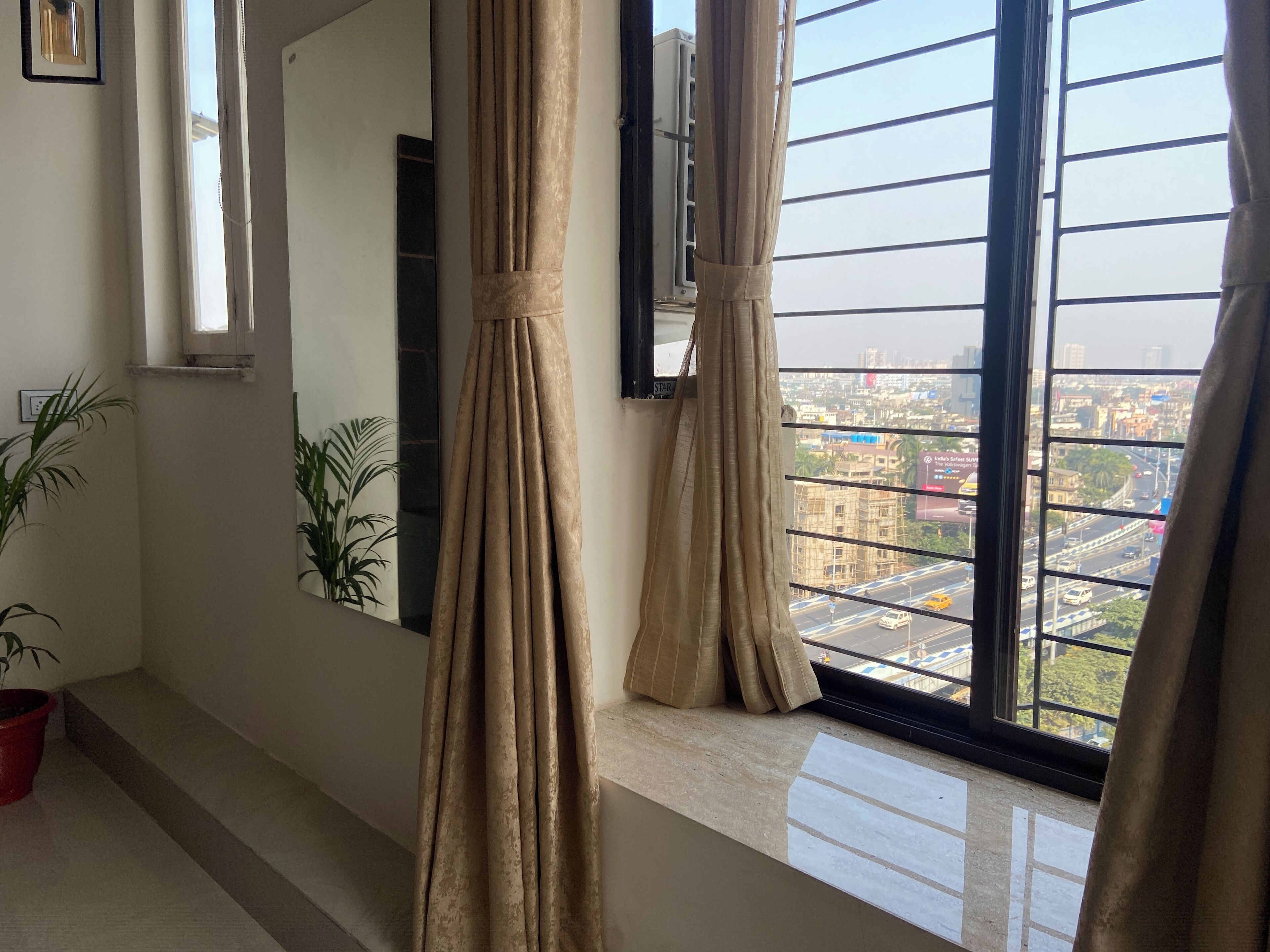 Luxury Room, Private Bathroom, City View | Desk, laptop workspace, blackout drapes, iron/ironing board