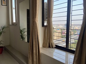 Luxury Room, Private Bathroom, City View | Desk, laptop workspace, blackout curtains, iron/ironing board - The Aster Penthouse (Kolkata)