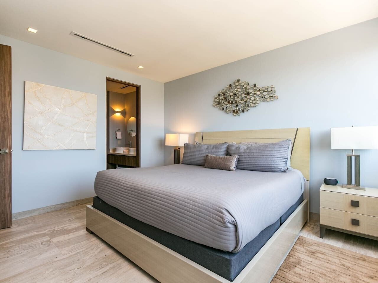 Desk, iron/ironing board, travel crib, WiFi (surcharge)
