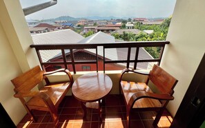 Tremannsrom – deluxe | Utsikt fra balkong