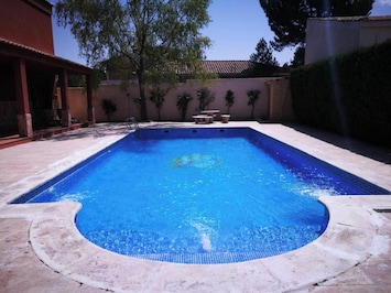 Vue sur piscine