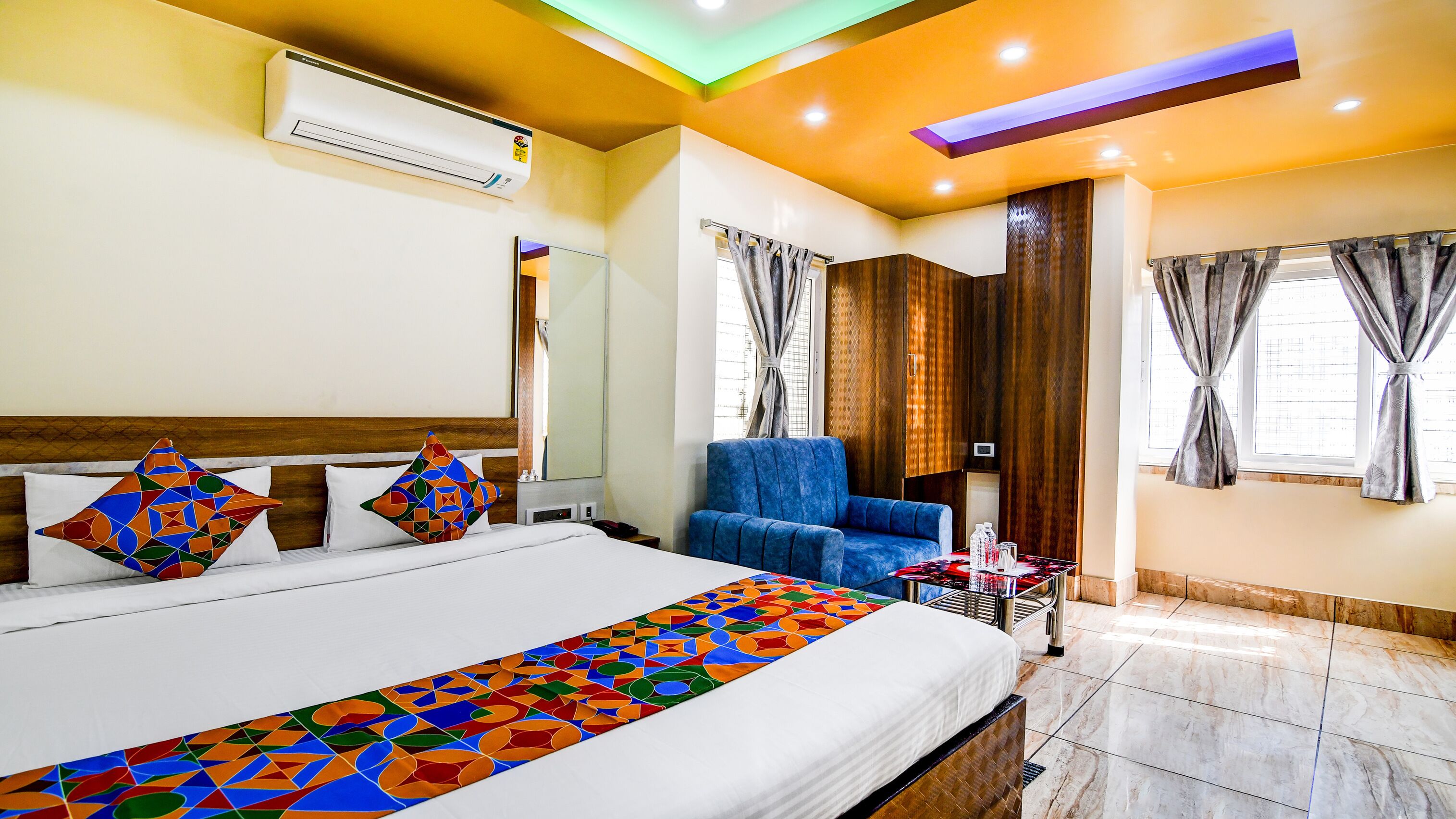 Bettwäsche aus ägyptischer Baumwolle, hochwertige Bettwaren, Zimmersafe