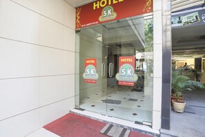 Entrada al alojamiento