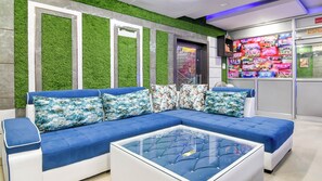 Sitteområde i lobbyen