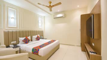 Deluxe-Zimmer | Bettwäsche aus ägyptischer Baumwolle, hochwertige Bettwaren, Zimmersafe