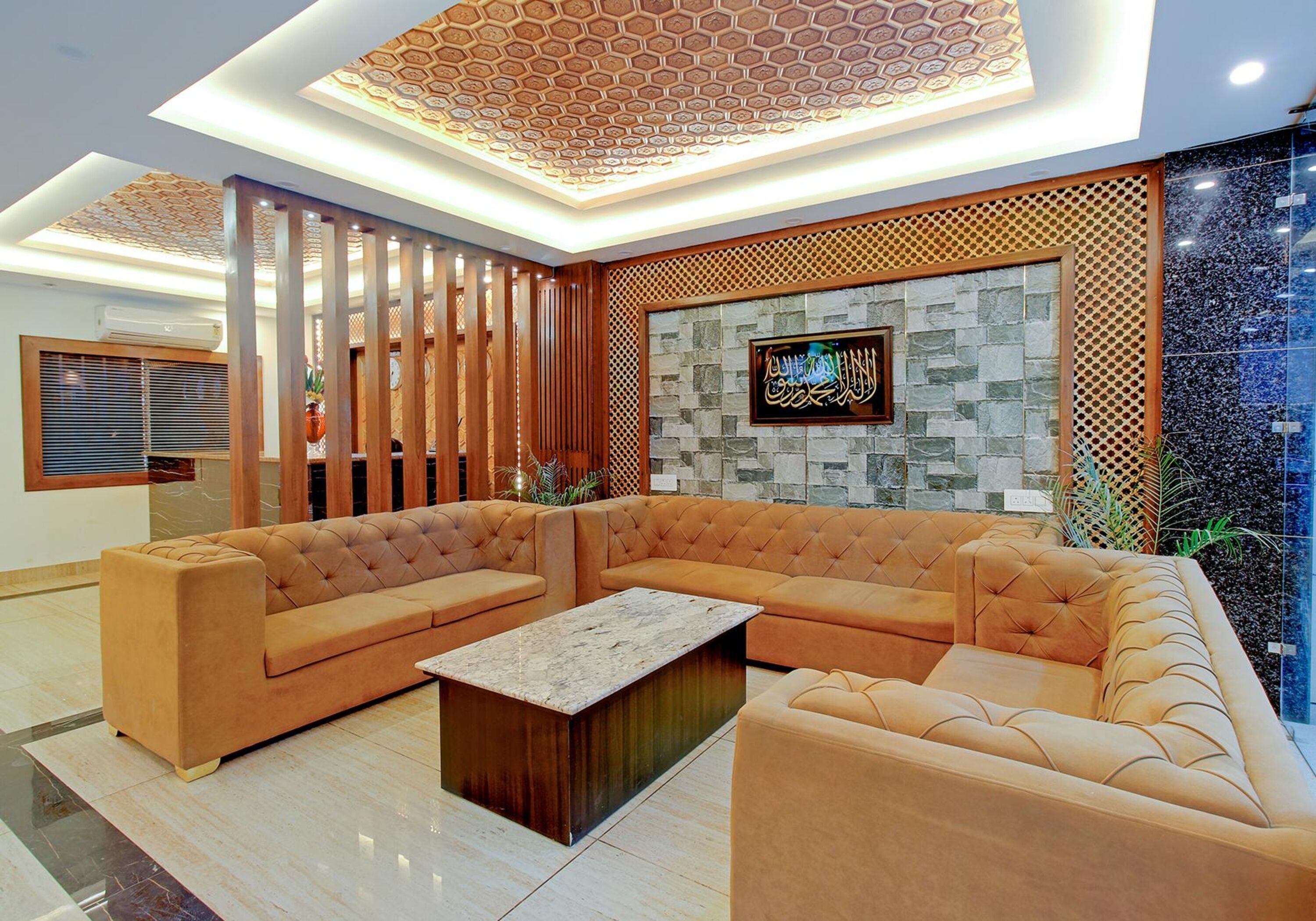 Sala de estar en el lobby