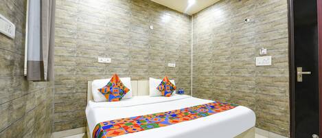 Sengetøy i egyptisk bomull, sengetøy av topp kvalitet og safe på rommet