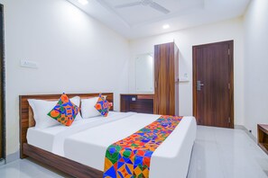 Egyptian cotton sheets, premium bedding, in-room safe, free WiFi - FabHotel J Palace (Indore)