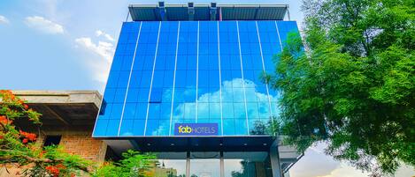 Majoituspaikan julkisivu