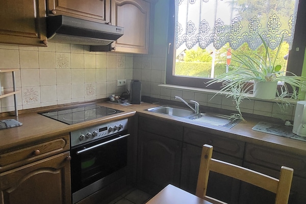 Frigorífic, forn, placa de cuina i cafetera i tetera