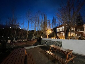 Fachada de la propiedad