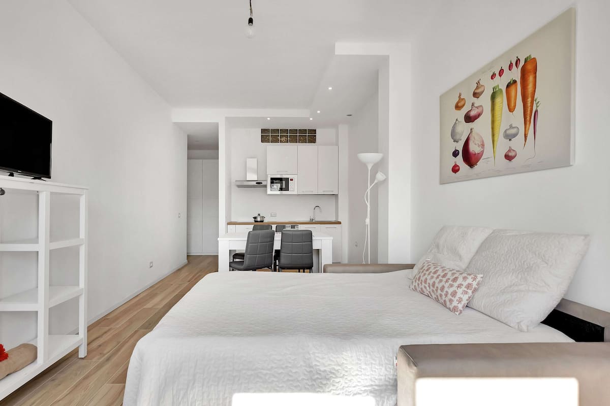 Appartement, 1 très grand lit, non-fumeurs | 1 chambre, fer et planche à repasser, Wi-Fi gratuit