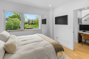 2 chambres, bureau, Wi-Fi gratuit, draps fournis