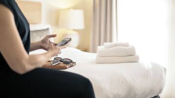 Iron/ironing board, WiFi, bed sheets