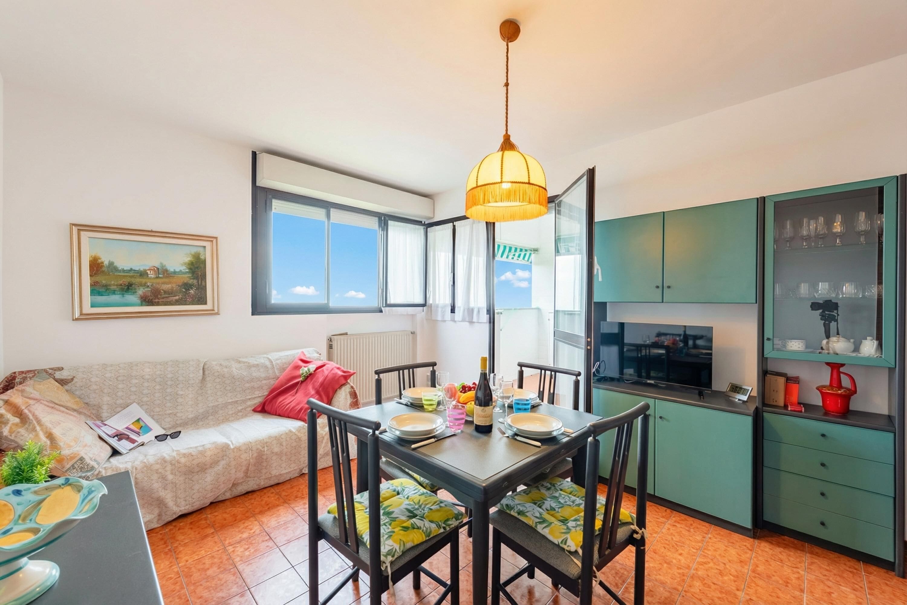 Appartamento Standard, 1 camera da letto, balcone (Acqua Marina 800m from the sea) | Pasti