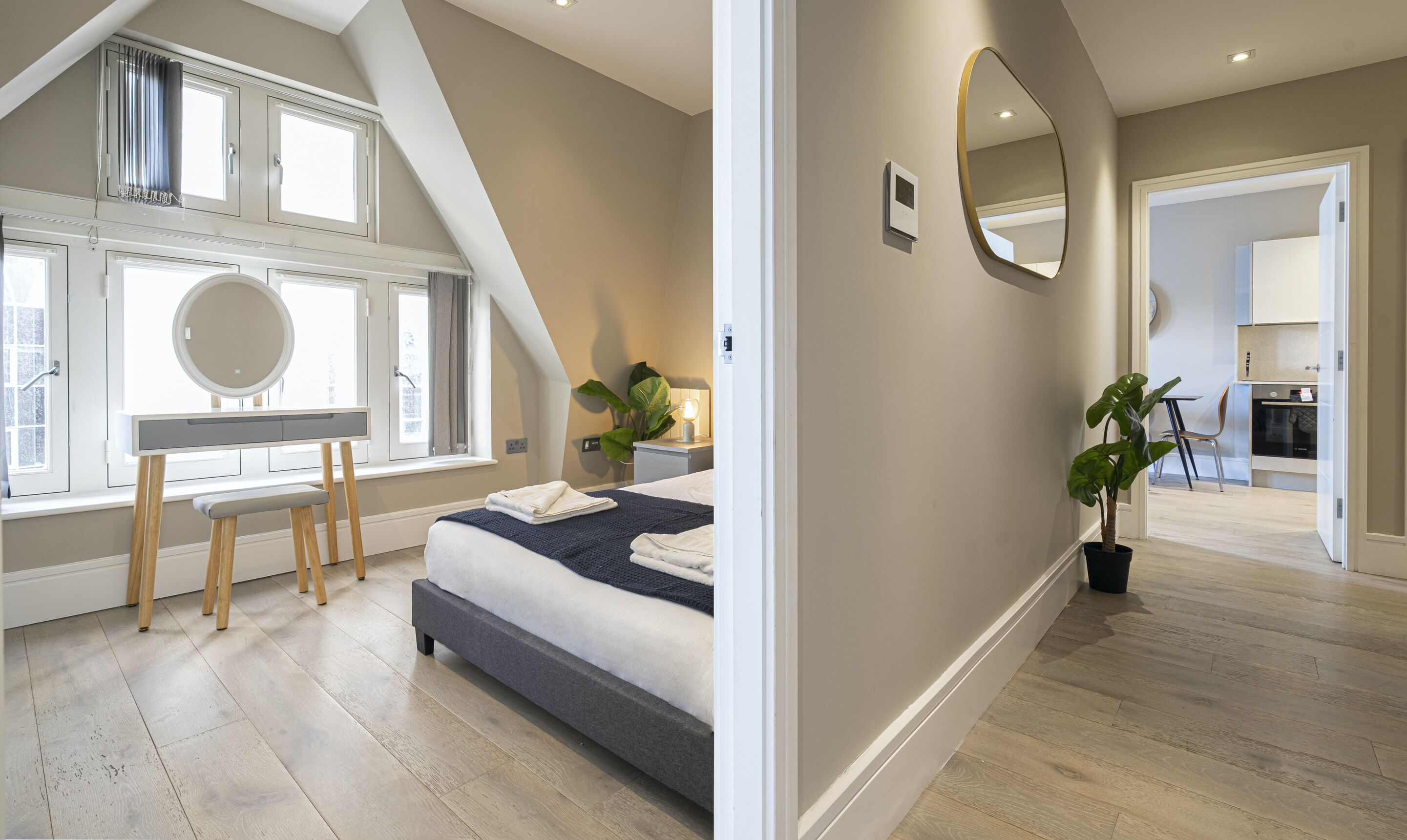 Appartement Confort, salle de bains privée, vue ville | Intérieur